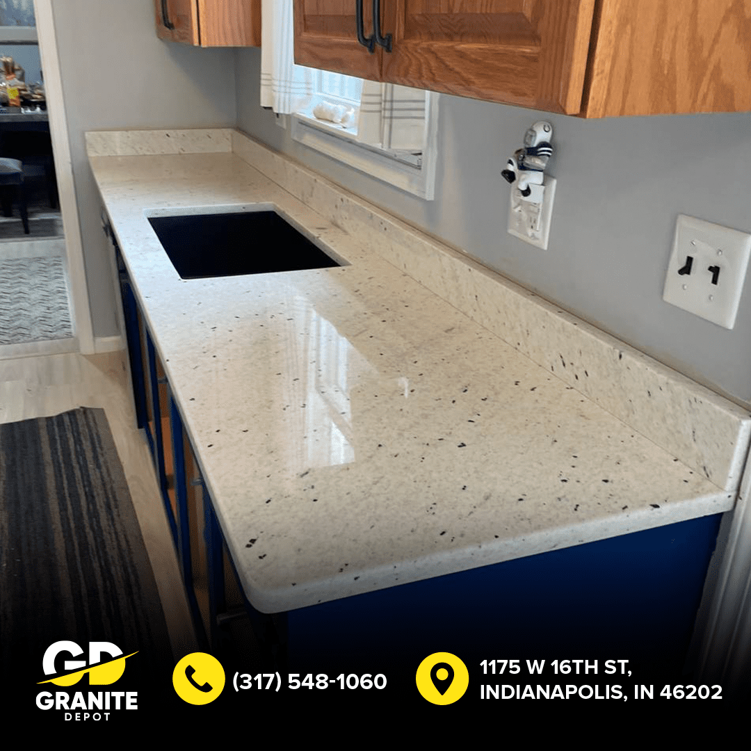 Unveiling the Finest Finished Kitchen with Striking White Pitaya Granite