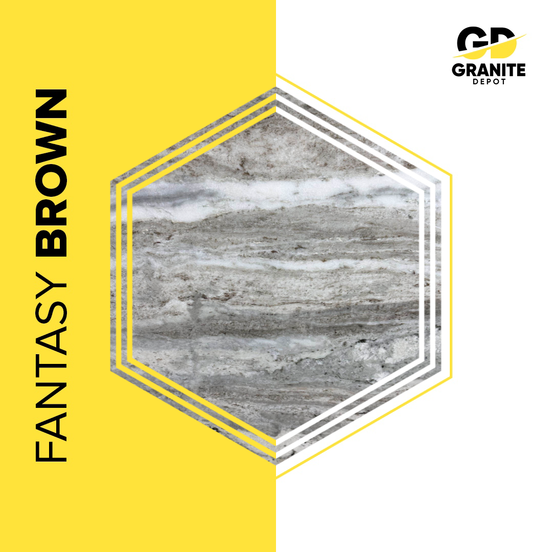 Exquisite Fantasy Brown Marble